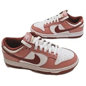 NIKE ~Woman Size 7.5(US)~ DUNK LOW RED STARDUST-RUGGED ORANGE [FQ8876-618].